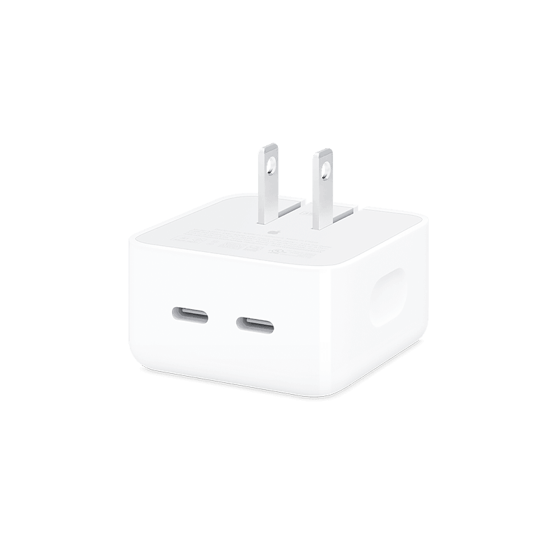 Adaptador de corriente doble puerto USB-C de 35 W - Cargador - Innovacell Adaptador de corriente doble puerto USB-C de 35 W - Cargador - Innovacell